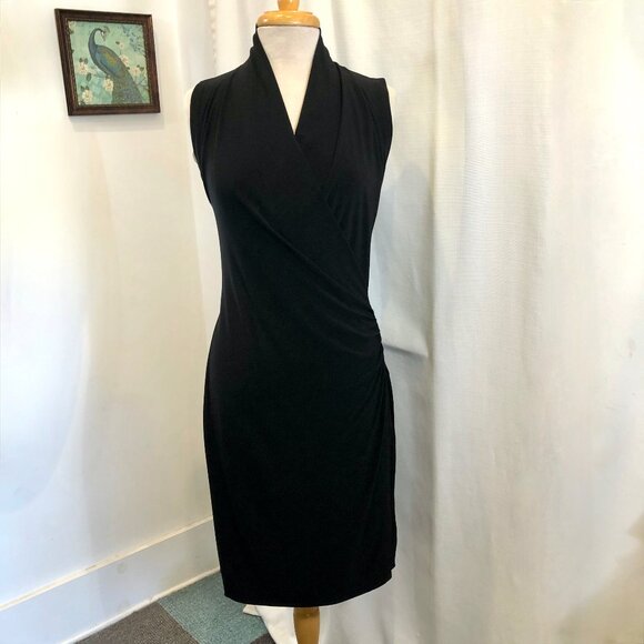 Norma Kamali Draped Wrap Dress - Picture 1 of 9